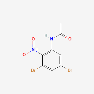 molecular formula C8H6Br2N2O3 B581996 N-Acetyl 3,5-dibromo-2-nitroaniline CAS No. 855929-29-2