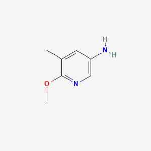 molecular formula C7H10N2O B581999 6-Methoxy-5-methylpyridin-3-amine CAS No. 867012-70-2