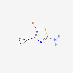 B582001 2-Amino-5-bromo-4-cyclopropylthiazole CAS No. 869854-12-6