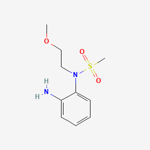 N-(2-Aminophenyl)-N-(2-methoxyethyl)methanesulfonamide