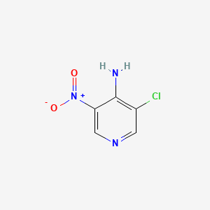 molecular formula C5H4ClN3O2 B582036 3-氯-5-硝基吡啶-4-胺 CAS No. 89284-28-6