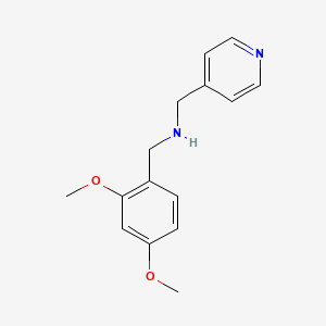 molecular formula C15H18N2O2 B5820378 N-(2,4-Dimethoxybenzyl)-1-(pyridin-4-yl)methanamine 