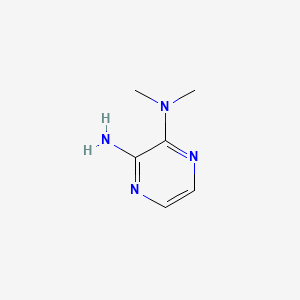 molecular formula C6H10N4 B582038 2-Amino-3-(dimethylamino)pyrazine CAS No. 89488-74-4