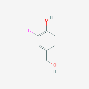 molecular formula C7H7IO2 B058204 4-(Hydroxymethyl)-2-iodophenol CAS No. 197230-74-3
