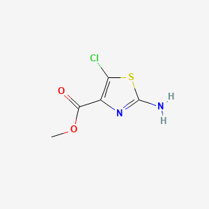 molecular formula C5H5ClN2O2S B582051 2-氨基-5-氯噻唑-4-羧酸甲酯 CAS No. 914348-76-8
