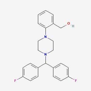 (2-(4-(Bis(4-fluorophenyl)methyl)piperazin-1-yl)phenyl)methanol