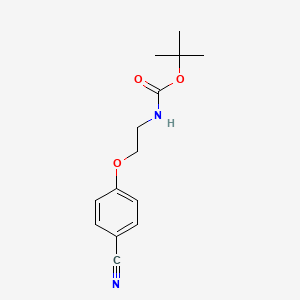 4-(Boc-aminoethyloxy)benzonitrile