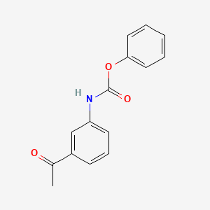 molecular formula C15H13NO3 B5820729 phenyl N-(3-acetylphenyl)carbamate 
