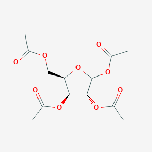 molecular formula C13H18O9 B058209 1,2,3,5-tetra-O-acetyl-D-xylofuranose CAS No. 42927-46-8
