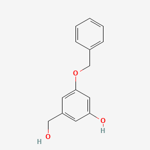 B582113 3-(Benzyloxy)-5-(hydroxymethyl)phenol CAS No. 134868-93-2