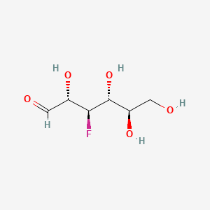 molecular formula C6H11FO5 B582115 3-Deoxy-3-fluoro-D-allose CAS No. 99605-33-1