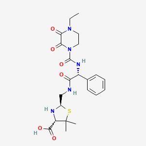 molecular formula C22H29N5O6S B582121 Monodecarboxy Piperacilloic Acid CAS No. 64817-23-8