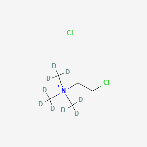 molecular formula C5H13Cl2N B582128 Chlorocholine Chloride-d9 CAS No. 1219257-11-0