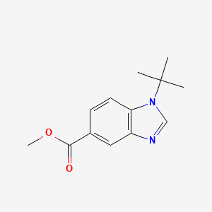Methyl 1-tert-butylbenzoimidazole-5-carboxylate