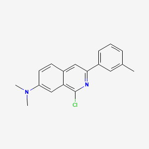 1-chloro-N,N-dimethyl-3-m-tolylisoquinolin-7-amine