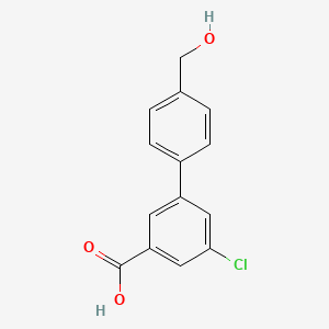5-Chloro-3-(4-hydroxymethylphenyl)benzoic acid
