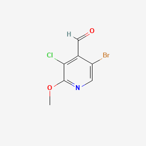 5-Bromo-3-chloro-2-methoxyisonicotinaldehyde