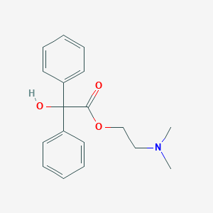 molecular formula C18H21NO3 B058216 Benzacine CAS No. 968-46-7