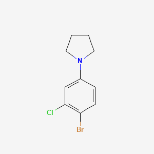1-(4-Bromo-3-chlorophenyl)pyrrolidine