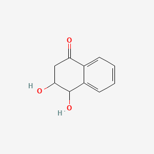 molecular formula C10H10O3 B582168 3,4-Dihydro-3,4-dihydroxynaphthalen-1(2H)-one CAS No. 1220891-22-4