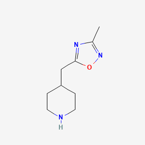 3-Methyl-5-(piperidin-4-ylmethyl)-1,2,4-oxadiazole