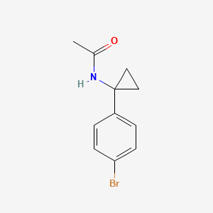 N-[1-(4-Bromophenyl)cyclopropyl]acetamide