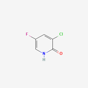 molecular formula C5H3ClFNO B582178 3-Chloro-5-fluoropyridin-2-ol CAS No. 1214345-43-3