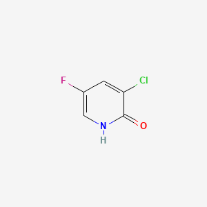 molecular formula C5H3ClFNO B582178 3-Chloro-5-fluoro-2-hydroxypyridine CAS No. 1214345-43-3