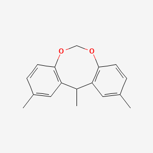 molecular formula C17H18O2 B5821791 3,5,7-trimethyl-5H-benzo[d][1,3]benzodioxocine 