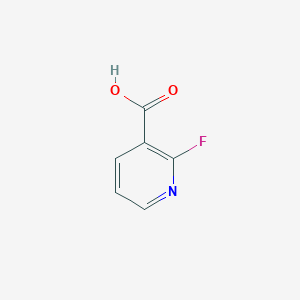 molecular formula C6H4FNO2 B058218 2-Fluoronicotinic acid CAS No. 393-55-5