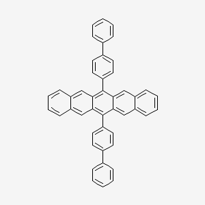 molecular formula C46H30 B582206 6,13-Bis(4-biphenylyl)pentacene CAS No. 1254039-84-3
