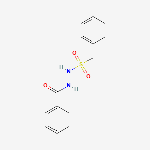 molecular formula C14H14N2O3S B5822257 N'-benzylsulfonylbenzohydrazide 