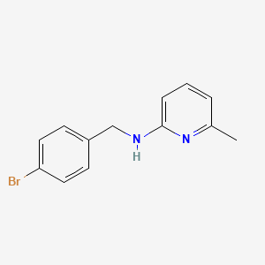 molecular formula C13H13BrN2 B5822322 N-(4-bromobenzyl)-6-methylpyridin-2-amine 