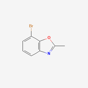 molecular formula C8H6BrNO B582238 7-Bromo-2-methylbenzo[d]oxazole CAS No. 1239489-82-7