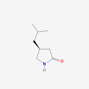 molecular formula C8H15NO B058225 Pregabalin lactam CAS No. 181289-23-6