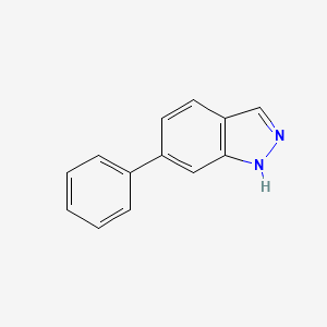 molecular formula C13H10N2 B582258 6-Phenyl-1H-indazole CAS No. 1260897-38-8