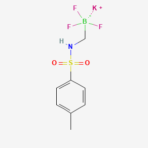 molecular formula C8H10BF3KNO2S B582266 Potassium (4-methylphenylsulfonamido)methyltrifluoroborate CAS No. 1286686-19-8