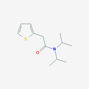 molecular formula C12H19NOS B5822802 N,N-di(propan-2-yl)-2-thiophen-2-ylacetamide 