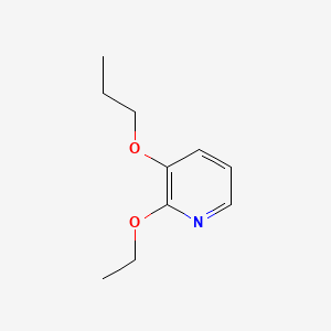 molecular formula C10H15NO2 B582281 2-乙氧基-3-丙氧基吡啶 CAS No. 1330750-35-0