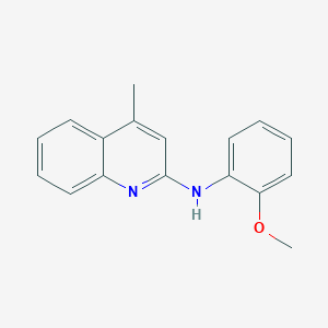 molecular formula C17H16N2O B5822810 N-(2-methoxyphenyl)-4-methylquinolin-2-amine 