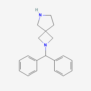 B582285 2-(Diphenylmethyl)-2,6-diazaspiro[3.4]octane CAS No. 1250443-61-8