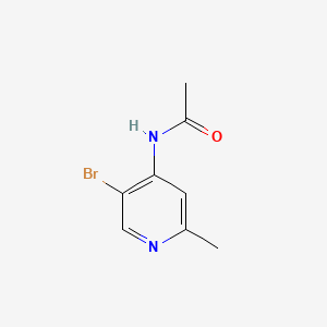 molecular formula C8H9BrN2O B582292 N-(5-bromo-2-methylpyridin-4-yl)acetamide CAS No. 1244949-22-1