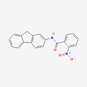 molecular formula C20H14N2O3 B5822991 N-(9H-fluoren-2-yl)-2-nitrobenzamide 
