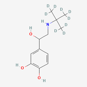 molecular formula C12H19NO3 B582308 Colterol-d9 CAS No. 1346598-08-0