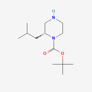 B582312 (R)-1-Boc-2-Isobutylpiperazine CAS No. 1217599-13-7