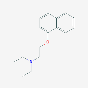 molecular formula C16H21NO B5823371 N,N-diethyl-2-naphthalen-1-yloxyethanamine 