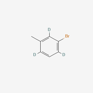 molecular formula C7H7Br B582339 3-Bromotoluene-2,4,6-d3 CAS No. 1219805-60-3