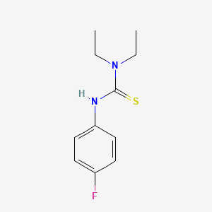 molecular formula C11H15FN2S B5823417 1,1-Diethyl-3-(4-fluorophenyl)thiourea 