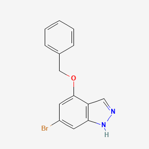 B582357 4-(Benzyloxy)-6-bromo-1H-indazole CAS No. 1305208-33-6