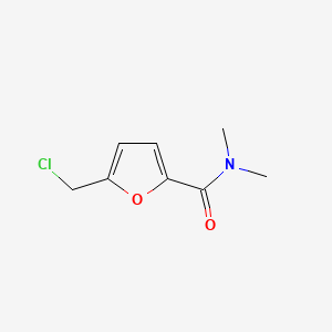 molecular formula C8H10ClNO2 B582358 5-(Chloromethyl)-N,N-dimethylfuran-2-carboxamide CAS No. 1210002-70-2